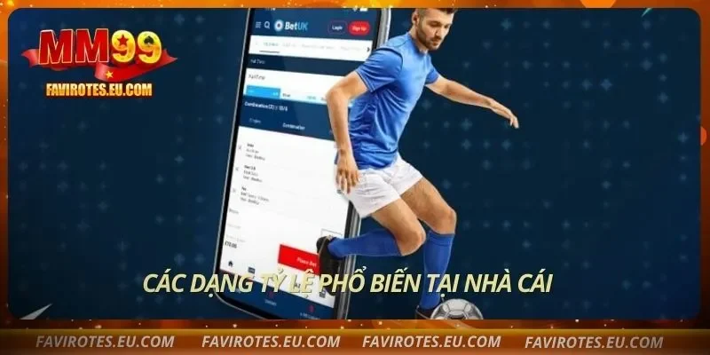 Các dạng tỷ lệ phổ biến tại nhà cái